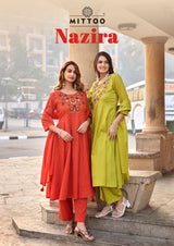 Mittoo Nazira Mull Cotton Kurti Pant Dupatta Set - 4 PCS Collection - M.R. Saree Emporium