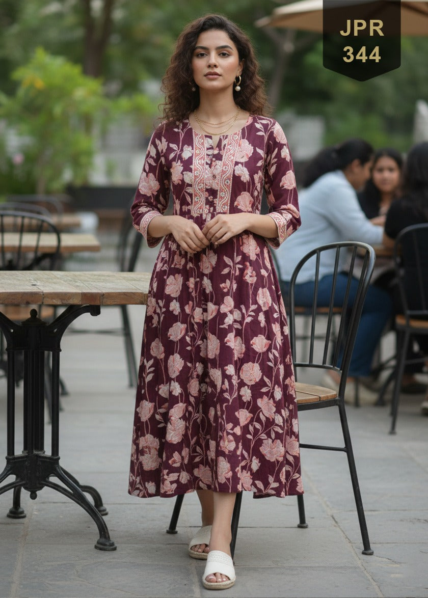 Monsoon Vol 3 Jaipuri Cotton Women's Dress XS-XXL