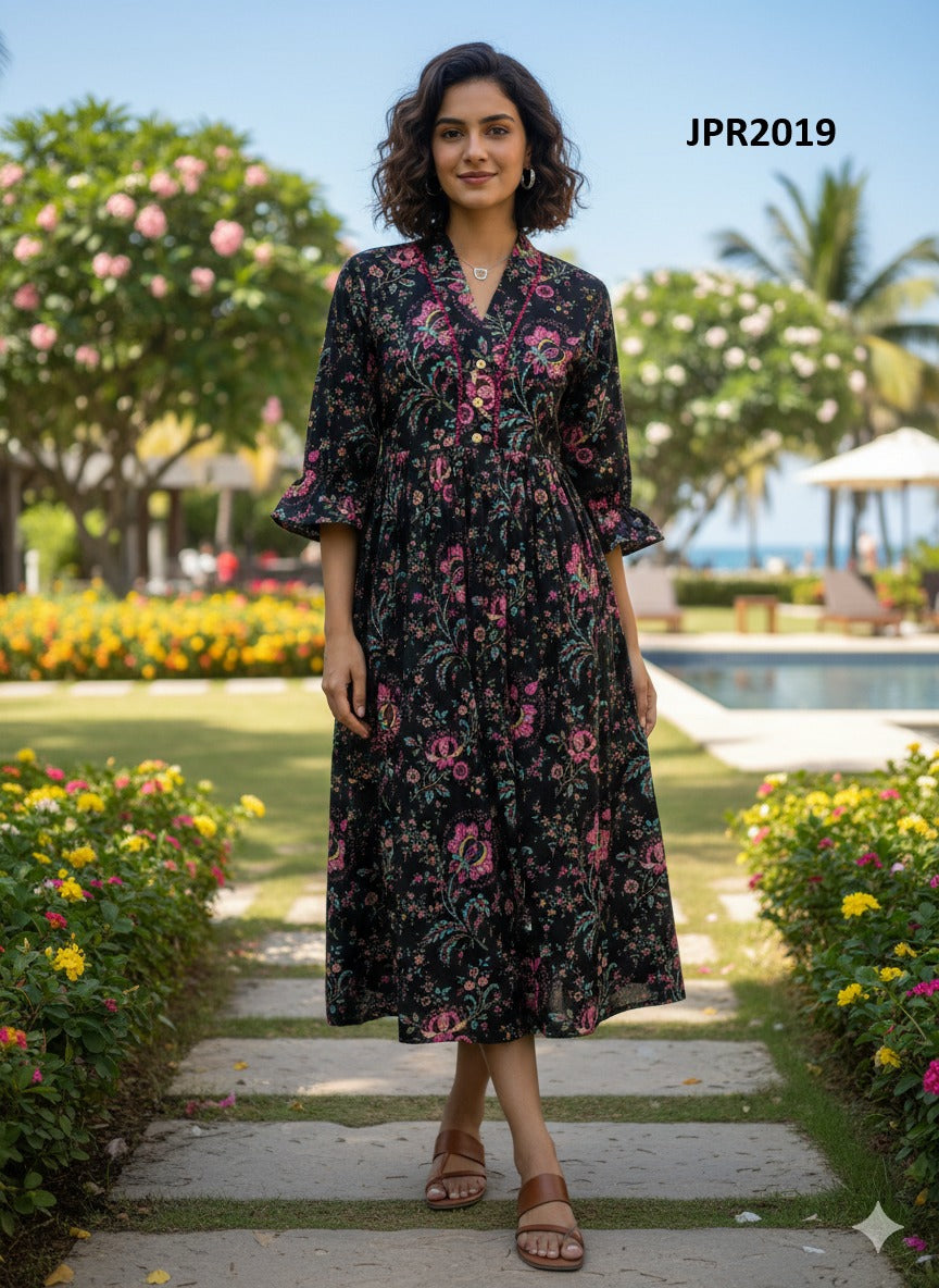 Monsoon Vol 3 Jaipuri Cotton Women's Dress XS-XXL