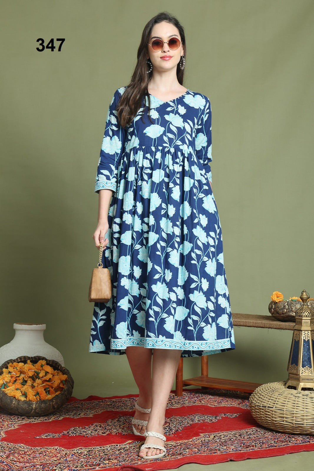 Monsoon Vol 3 Jaipuri Cotton Women's Dress XS-XXL