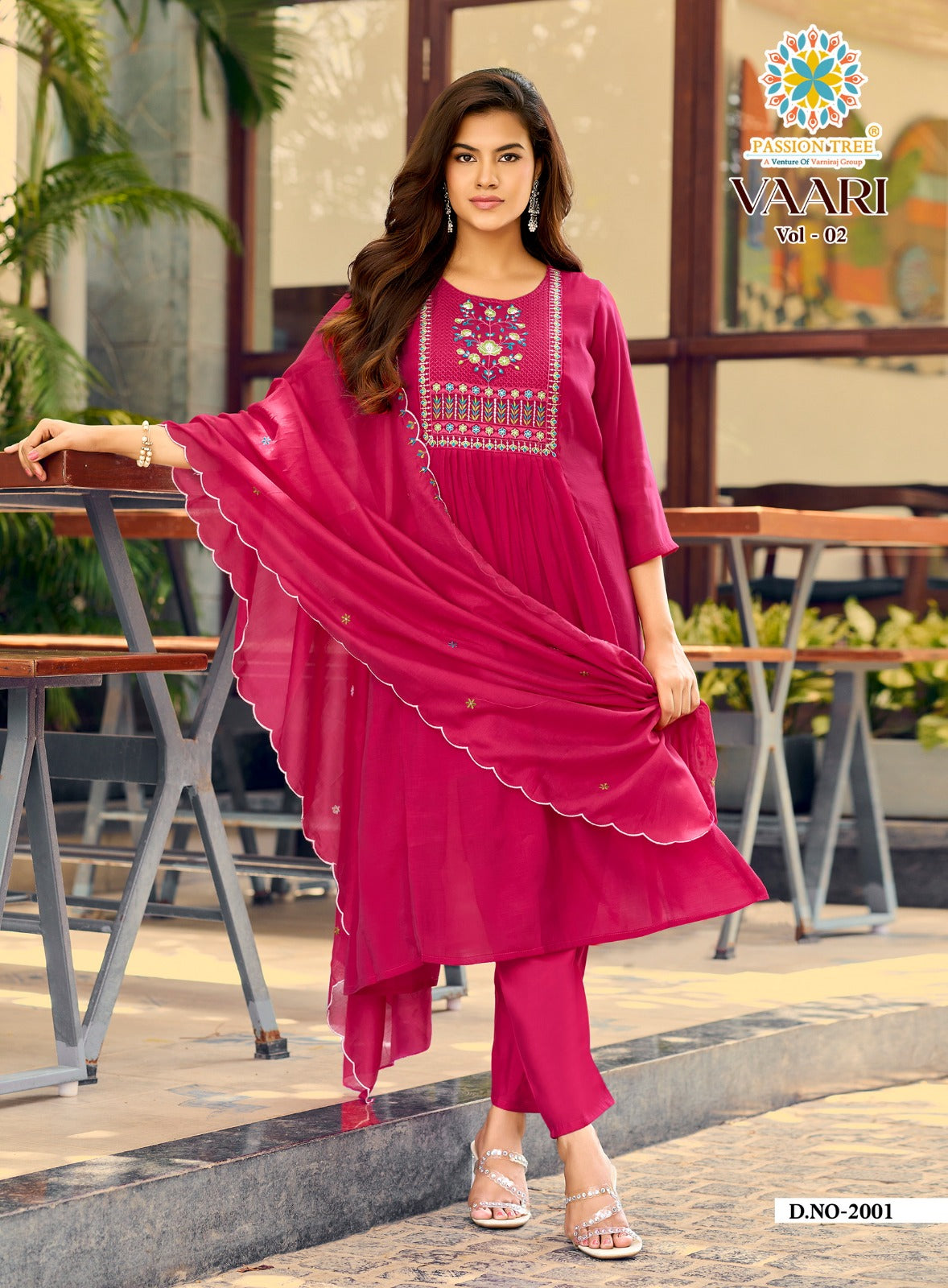 Passion Tree Vaari Vol 2 Kurti Set 6 Pcs Set