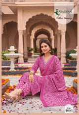 Pragyan Cotton Summry Vol 4 - Women 3PC Suit Set Daily Wear