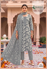 Pragyan Cotton Summry Vol 4 - Women 3PC Suit Set Daily Wear
