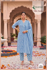 Pragyan Cotton Summry Vol 4 - Women 3PC Suit Set Daily Wear