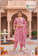 Pragyan Cotton Summry Vol 4 - Women 3PC Suit Set Daily Wear