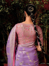 Pure Viscose Dola Silk Saree with Rich Zari Weaving Designer Pallu & Border