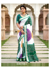 Vallabhi Prints Qutub Minar Vol 4 Digital Printed Saree - M.R. Saree Emporium