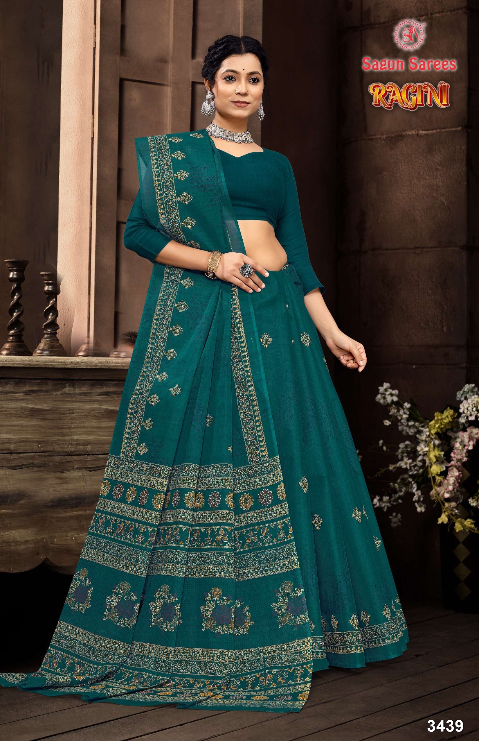Ragini Women's Cotton Woven Saree