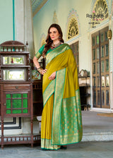 RajPath Chandan Silk Pure Soft Silk Saree 8 Pcs