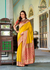 RajPath Chandan Silk Pure Soft Silk Saree 8 Pcs