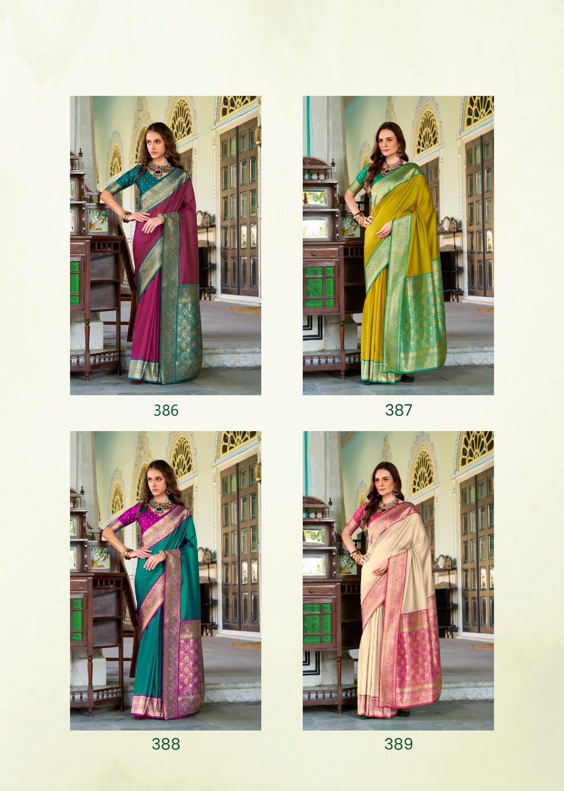 RajPath Chandan Silk Pure Soft Silk Saree 8 Pcs