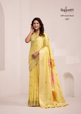 RajPath Dinamic Silk Saree Wholesale 6 Pcs Set
