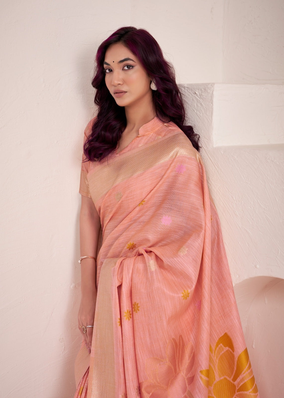 RajPath Dinamic Silk Saree Wholesale 6 Pcs Set