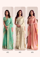 RajPath Dinamic Silk Saree Wholesale 6 Pcs Set