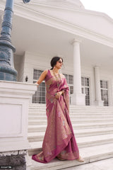 RajPath Koper Silk Kuraa Silk Designer Saree - 5 Pcs Wholesale Set