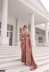 Premium Kuraa Silk Designer Saree with Running Blouse Piece