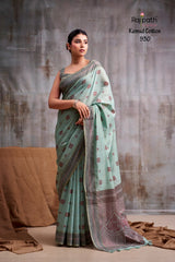 RajPath Kumud Modal Cotton Saree Set - 6 Pcs Designer Soft Cotton Collection