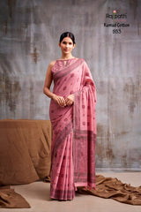 RajPath Kumud Modal Cotton Saree Set - 6 Pcs Designer Soft Cotton Collection