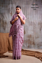 RajPath Kumud Modal Cotton Saree Set - 6 Pcs Designer Soft Cotton Collection