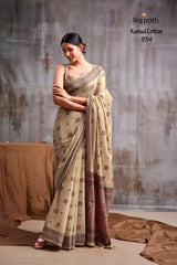 RajPath Kumud Modal Cotton Saree Set - 6 Pcs Designer Soft Cotton Collection