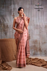 RajPath Kumud Modal Cotton Saree Set - 6 Pcs Designer Soft Cotton Collection