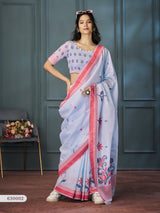 RajPath Rolex Linen Saree Wholesale Surat - Weaving Set