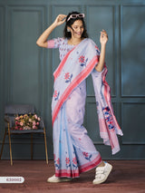 RajPath Rolex Linen Saree Wholesale Surat - Weaving Set