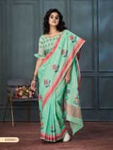 RajPath Rolex Linen Saree Wholesale Surat - Weaving Set