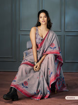 RajPath Rolex Linen Saree Wholesale Surat - Weaving Set