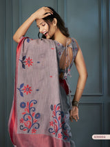 RajPath Rolex Linen Saree Wholesale Surat - Weaving Set