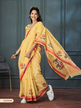 RajPath Rolex Linen Saree Wholesale Surat - Weaving Set