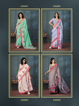 RajPath Rolex Linen Saree Wholesale Surat - Weaving Set