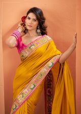 RajPath Vrundavn Patola Silk Saree Set Wholesale