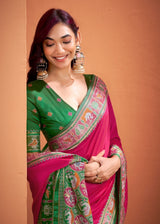 RajPath Vrundavn Patola Silk Saree Set Wholesale