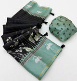 RajYog Charvi Tusser Soft Tusser Saree with Bentex Border - 6 Pcs Set - Wholesale