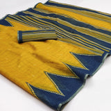 RajYog Kalamkari Chanderi Linen Saree - Weaving Border - Kazari Series - M.R. Saree Emporium