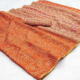RajYog Kazari Series - Chanderi Kalamkari Saree Collection - M.R. Saree Emporium