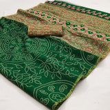 RajYog Kazari Series - Chanderi Kalamkari Saree Collection - M.R. Saree Emporium