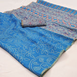 RajYog Kazari Series - Chanderi Kalamkari Saree Collection - M.R. Saree Emporium
