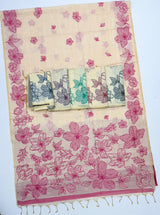 RajYog RajMata Gauri Chanderi Cotton Jamdani Saree - M.R. Saree Emporium