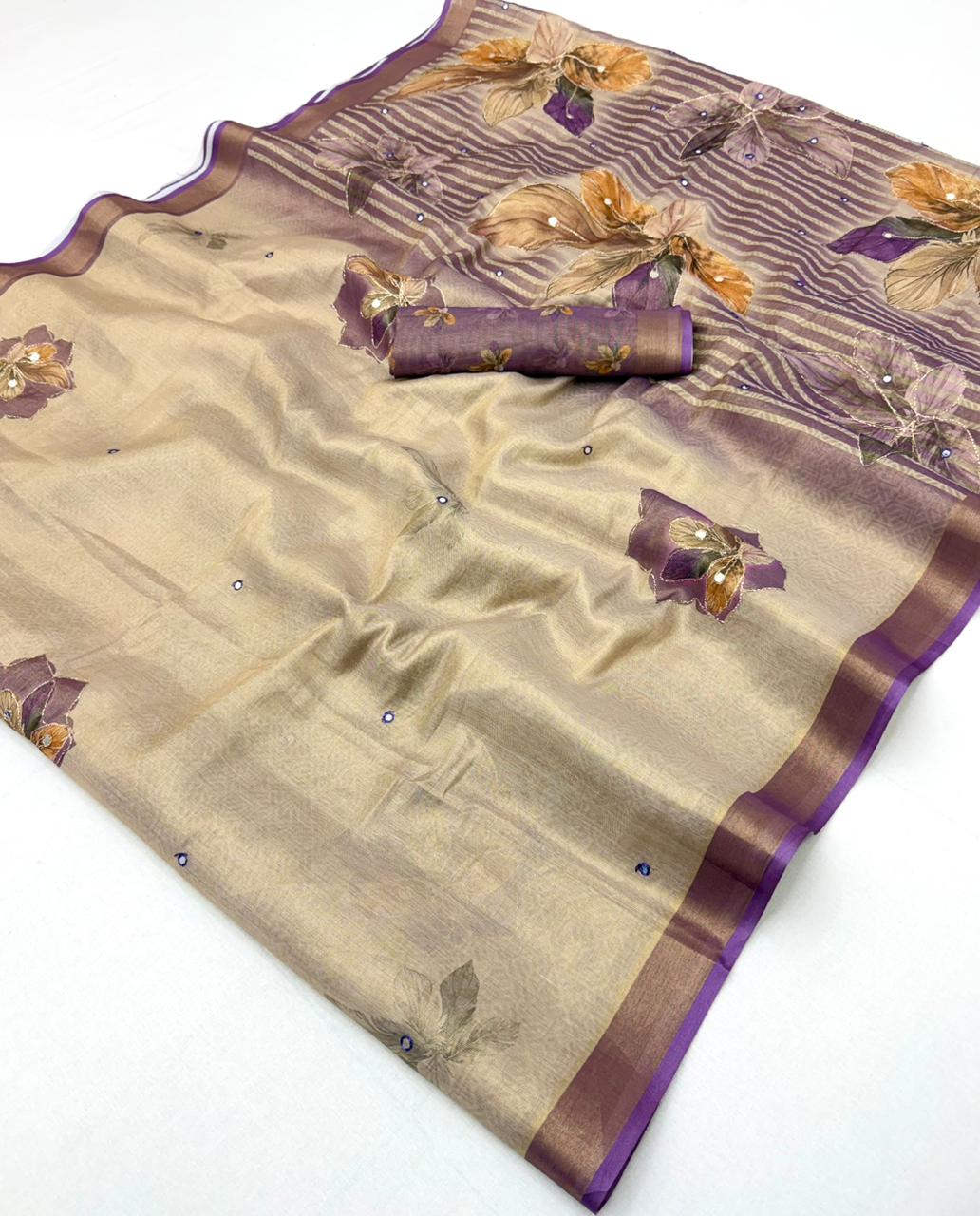 RAJYOG RajMata Kumudan Cotton Saree Wholesale 8 Pcs Set
