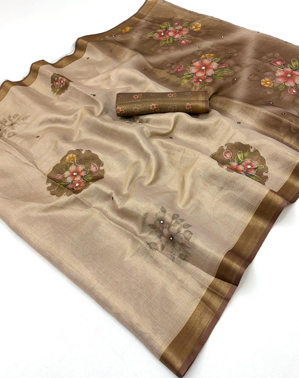 RAJYOG RajMata Kumudan Cotton Saree Wholesale 8 Pcs Set