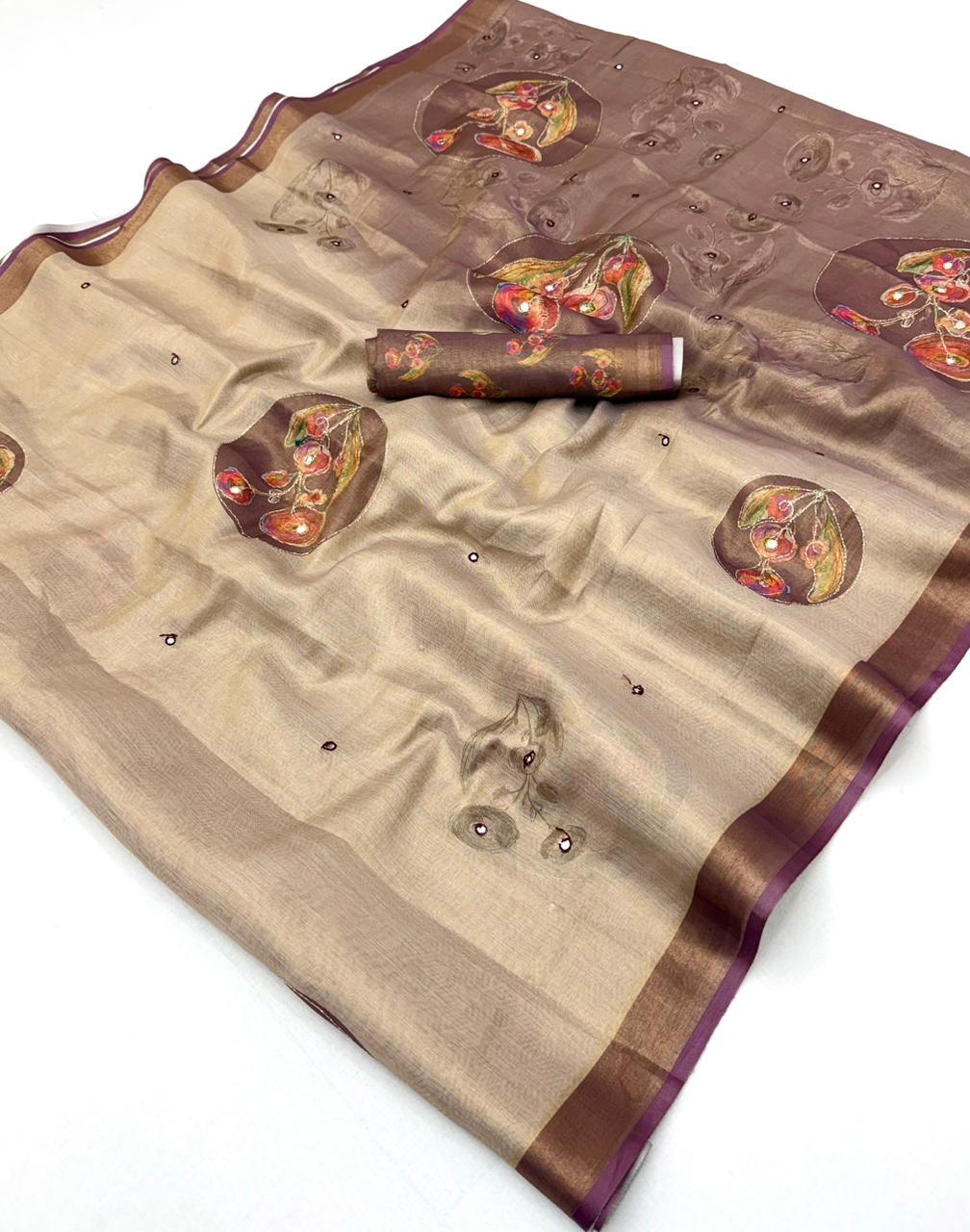 RAJYOG RajMata Kumudan Cotton Saree Wholesale 8 Pcs Set