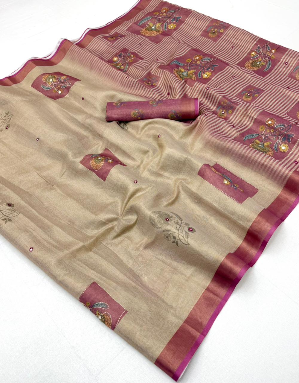 RAJYOG RajMata Kumudan Cotton Saree Wholesale 8 Pcs Set