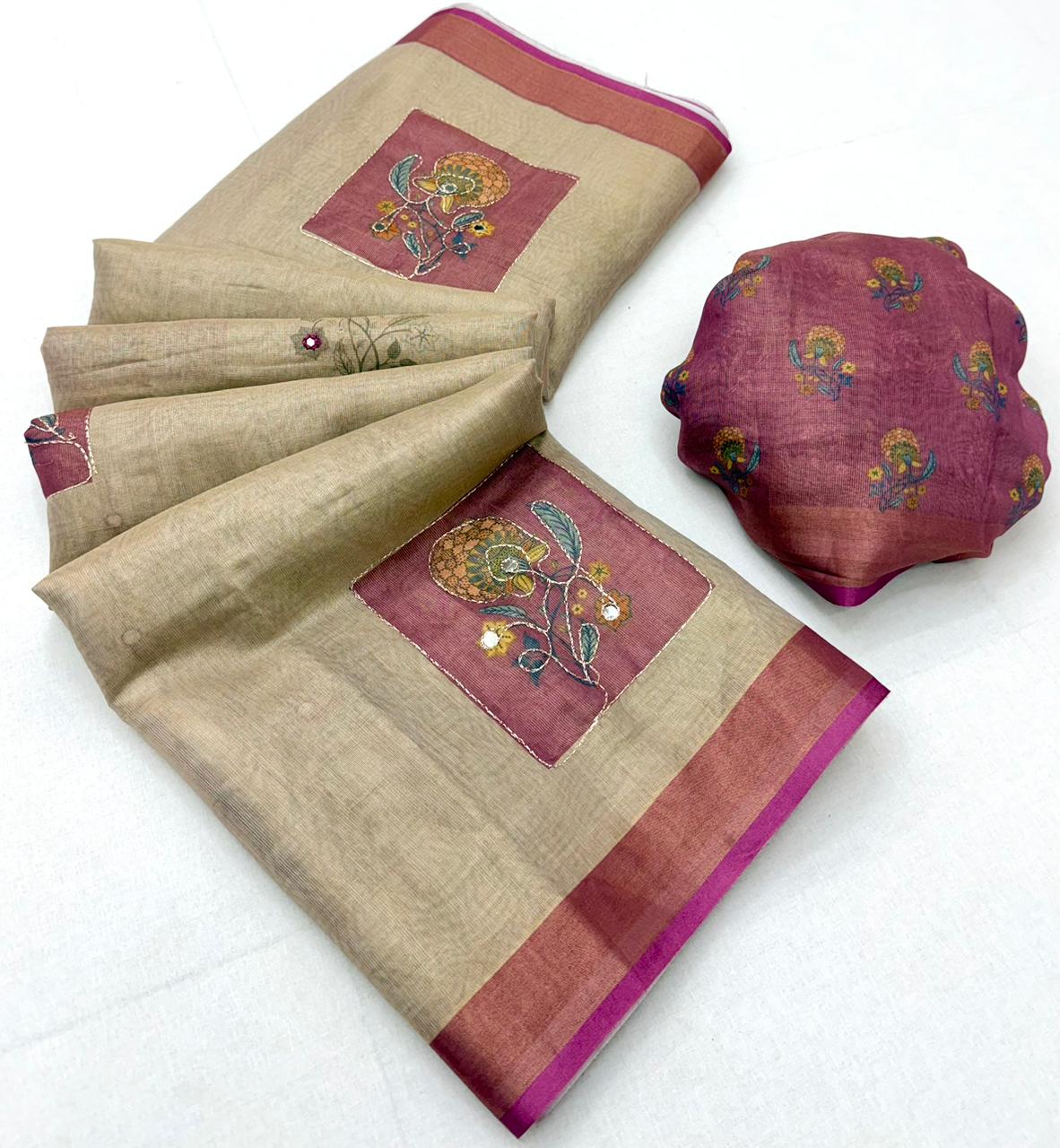 RAJYOG RajMata Kumudan Cotton Saree Wholesale 8 Pcs Set
