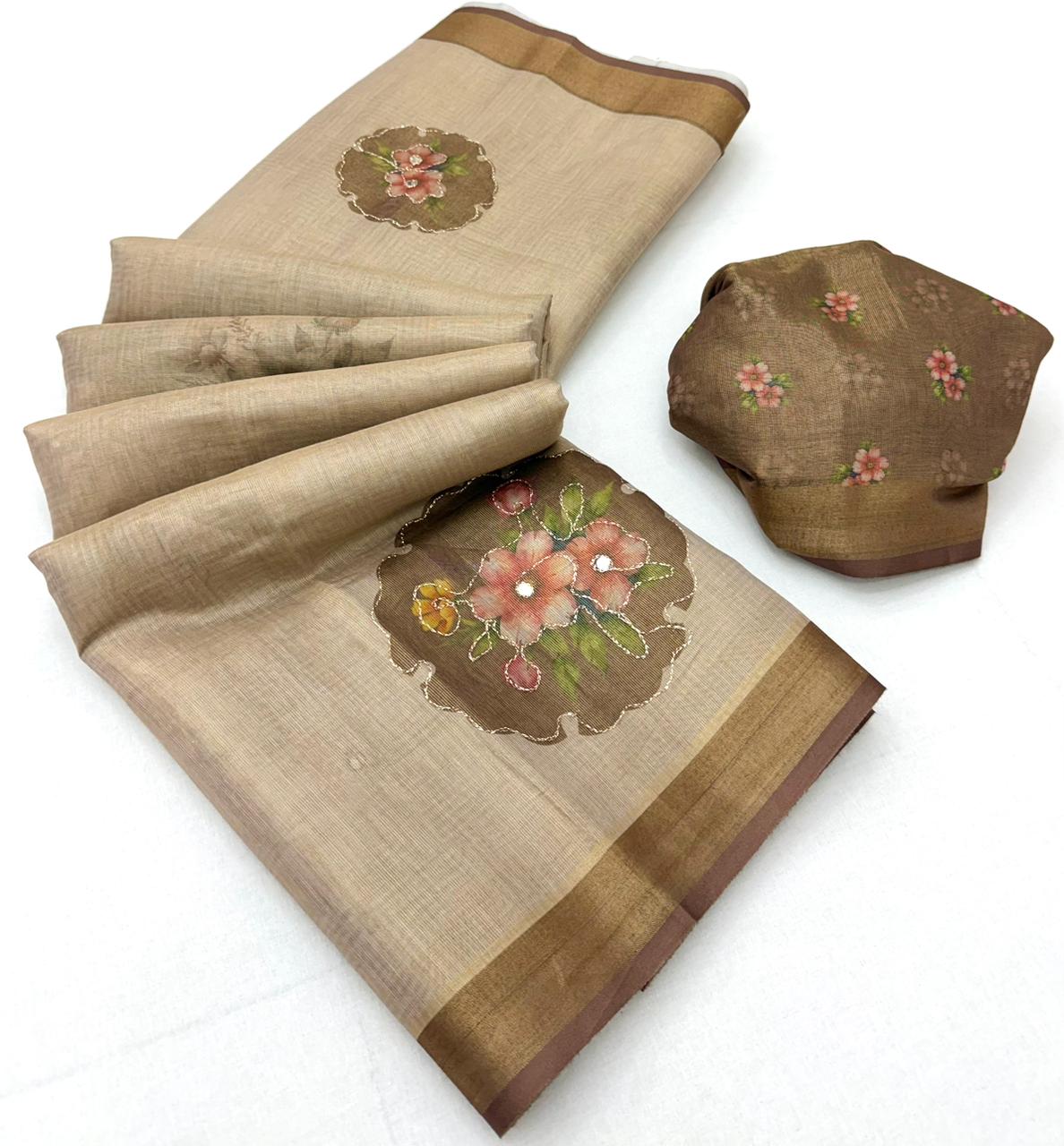 RAJYOG RajMata Kumudan Cotton Saree Wholesale 8 Pcs Set