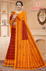 Sagun Sarees Sangini Chundri Cotton Saree Collection - 8 Pcs Set