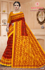 Sagun Sarees Sangini Chundri Cotton Saree Collection - 8 Pcs Set