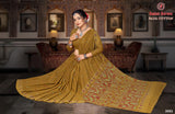 Sana Cotton Soft Cotton Printed Saree with Designer Pallu - 8 Pcs Set