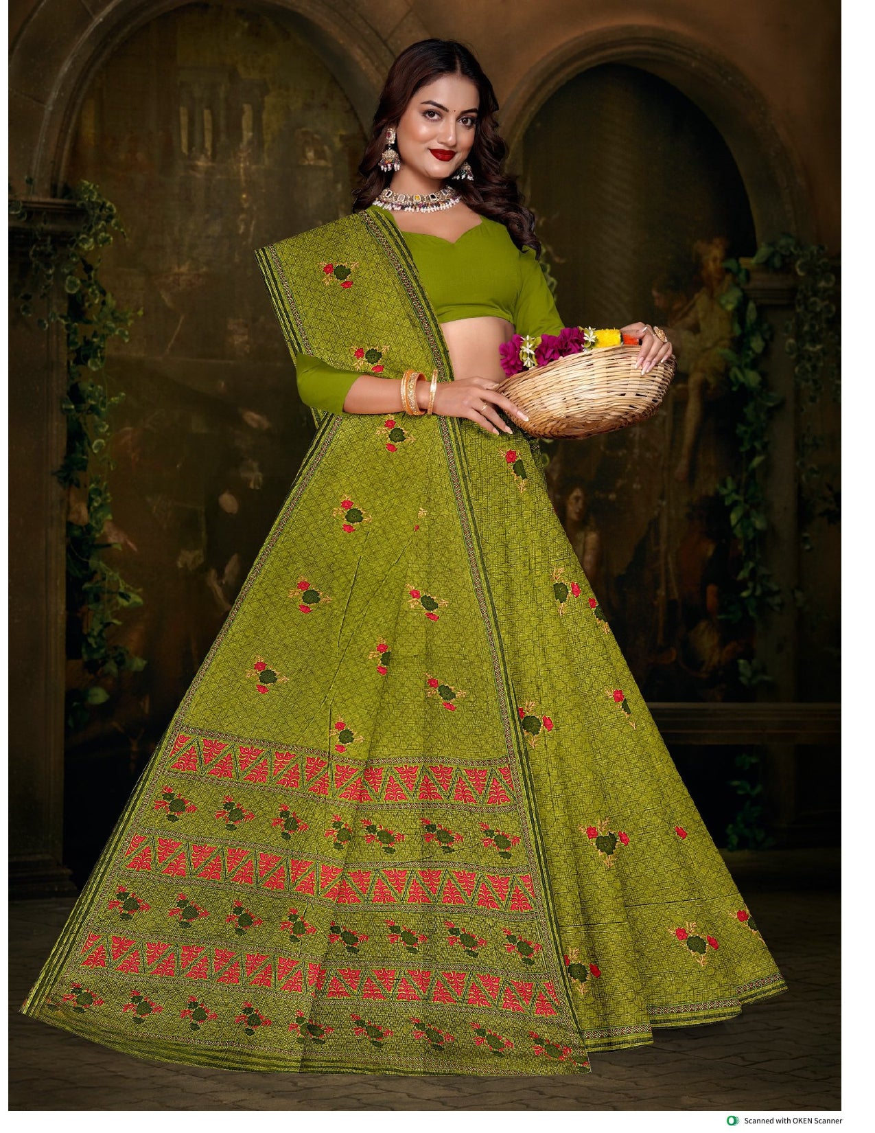 Sargam 5.50 Mtr Women's Cotton Printed Saree